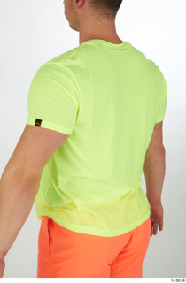 Joel dressed sports upper body yellow t shirt 0004.jpg